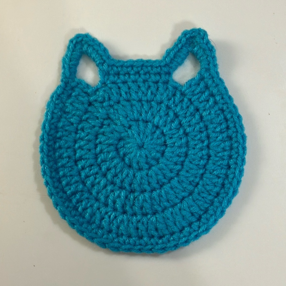 NWOT Colorful Crochet Cat Coasters Set - Picture 3 of 6